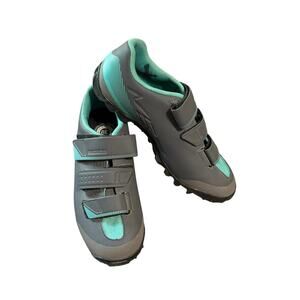 SHIMANO Nez Cycling‎ Shoes Men 7.2 (EU 39) CM 24.5 SH-ME200 W L Gray Blue Biking